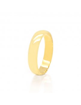 9ct Yellow Gold Court 4mm Wedding Ring